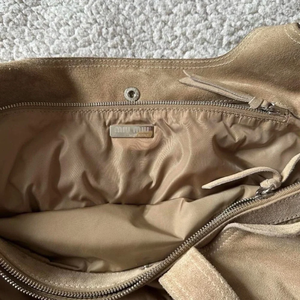 Miu Miu Tan Hobo Bag - Picture 6 of 8